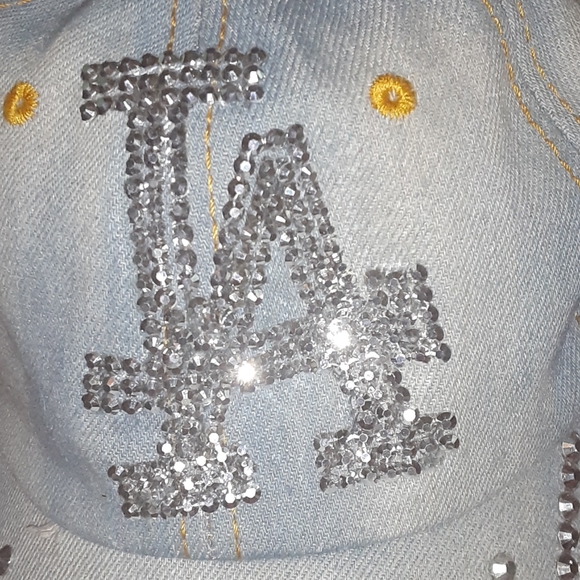 💙Jean LA Rhinestone Hat💙 - Picture 2 of 4